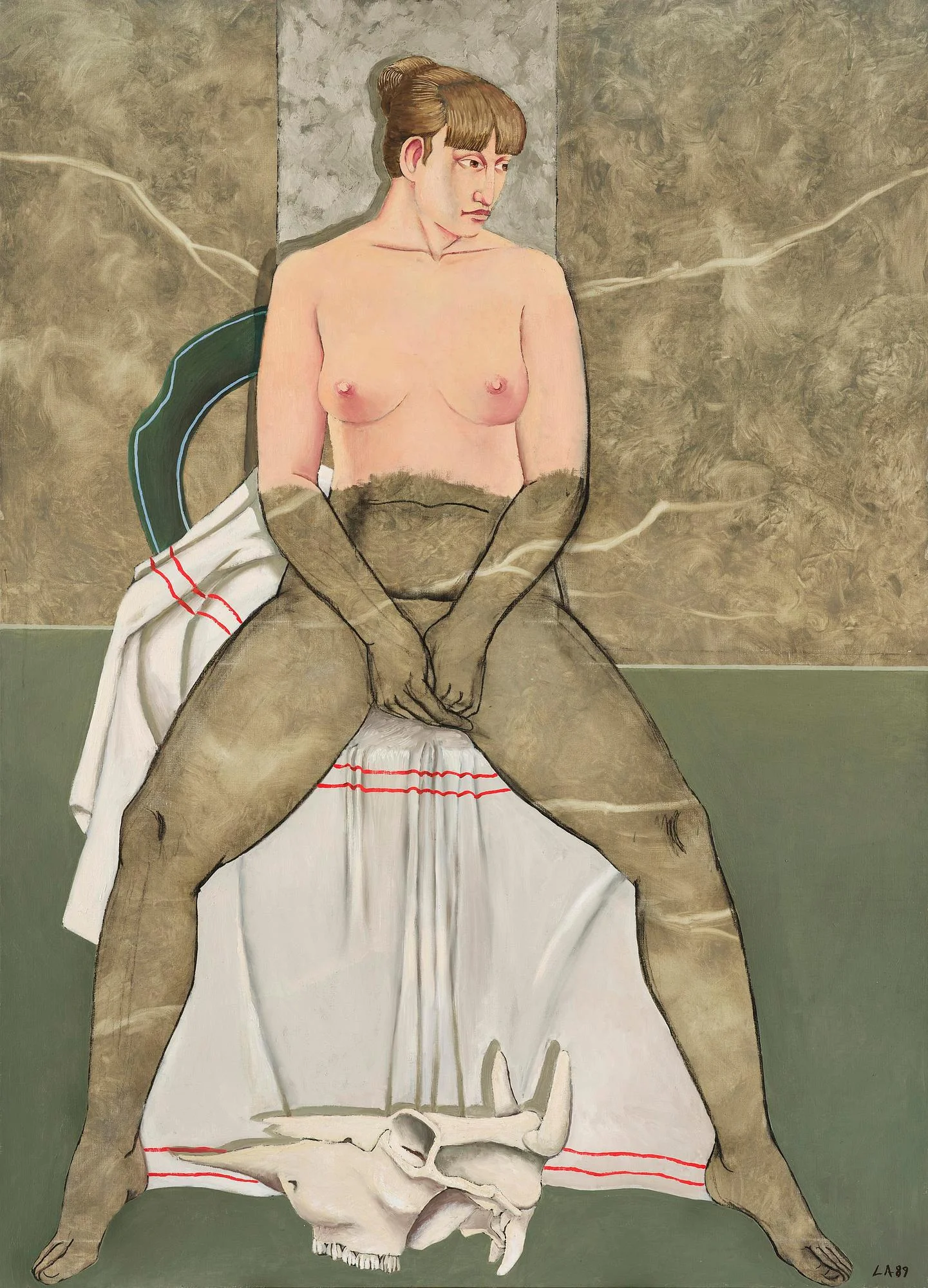 Lars Andersson, "Sittande kvinnlig akt". — Bukowskis