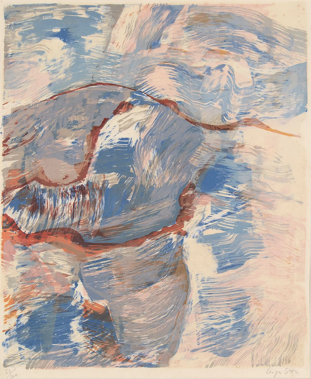 Sitter, Inger — "Uten tittel" 1983 — Kunst/Grafikk — Blomqvist