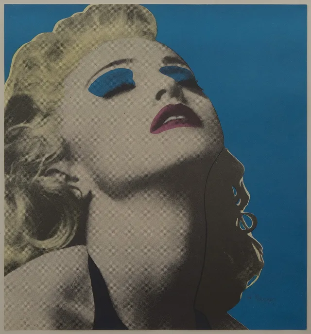 THOMAS HAFSTRÖM. "Madonna", litografi nr EA, signerad.