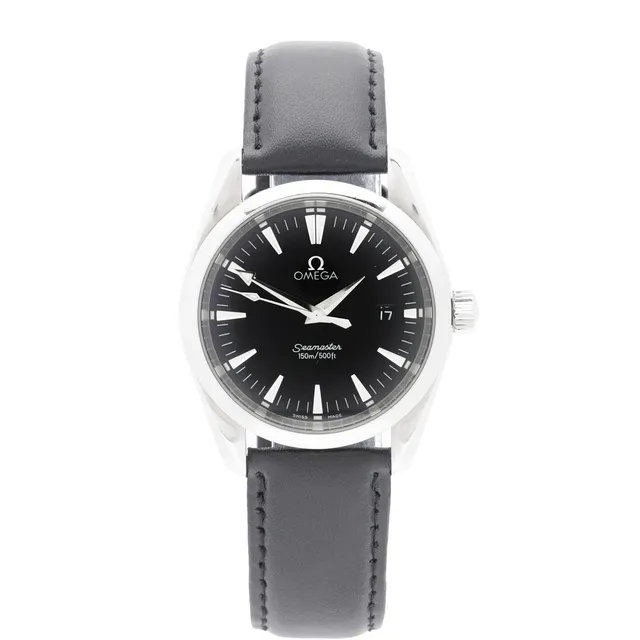 OMGA. Seamaster Aqua Terra armbåndsur af stål, ref. 2518.50. Ø 36,5 mm.