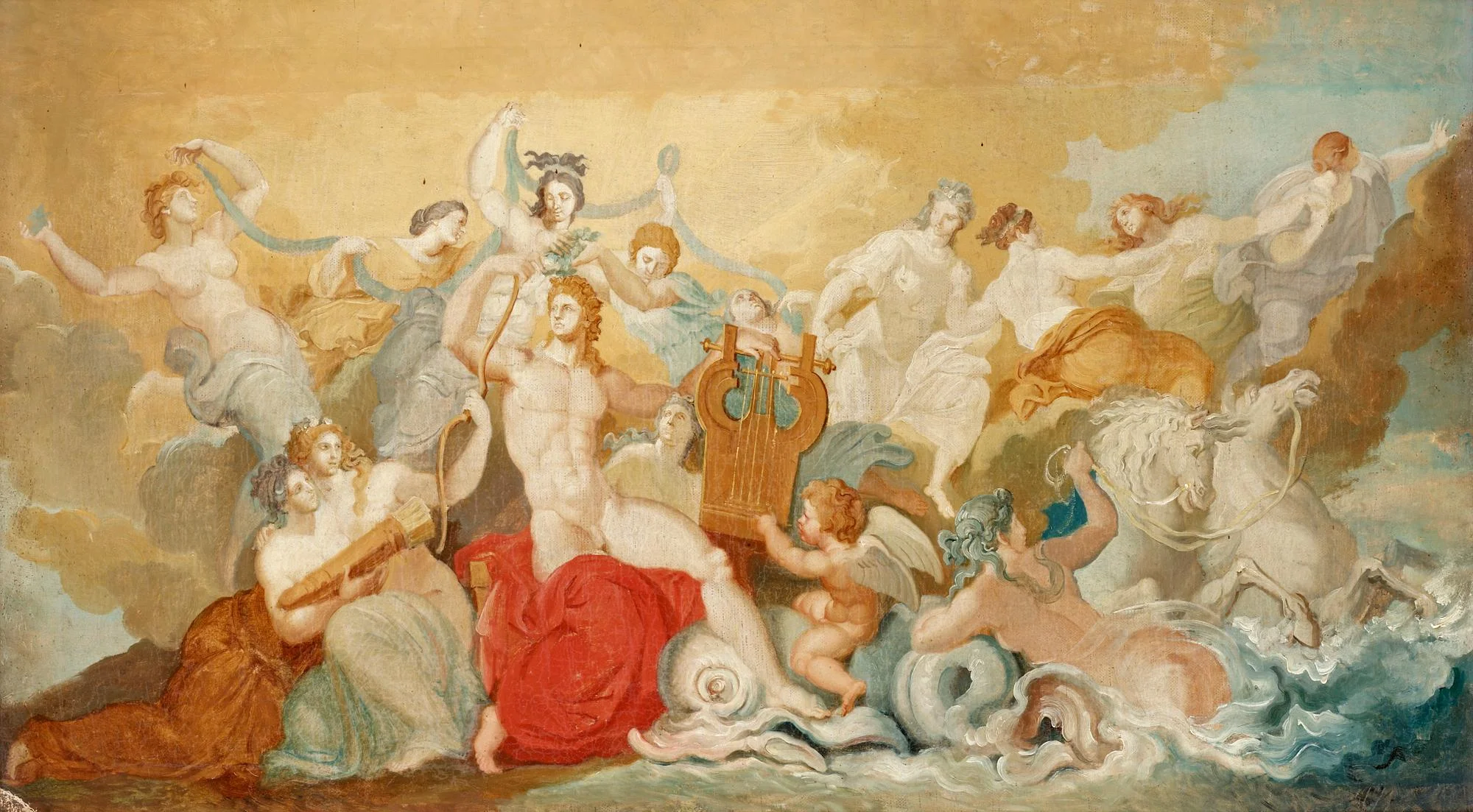 Louis Masreliez, Komposition med Apollo (Le lever du Soleil). — Bukowskis