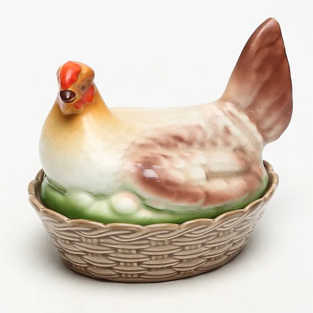 ÄGGHÖNA, porslin.