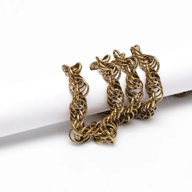 KALEVALA KORU. Collier, brons, "Setukaisten kääty", Finland, 1900-tal.
