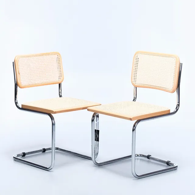 MARCEL BREUER. Stolar, "Cesca" Knoll Studios, 2 st.