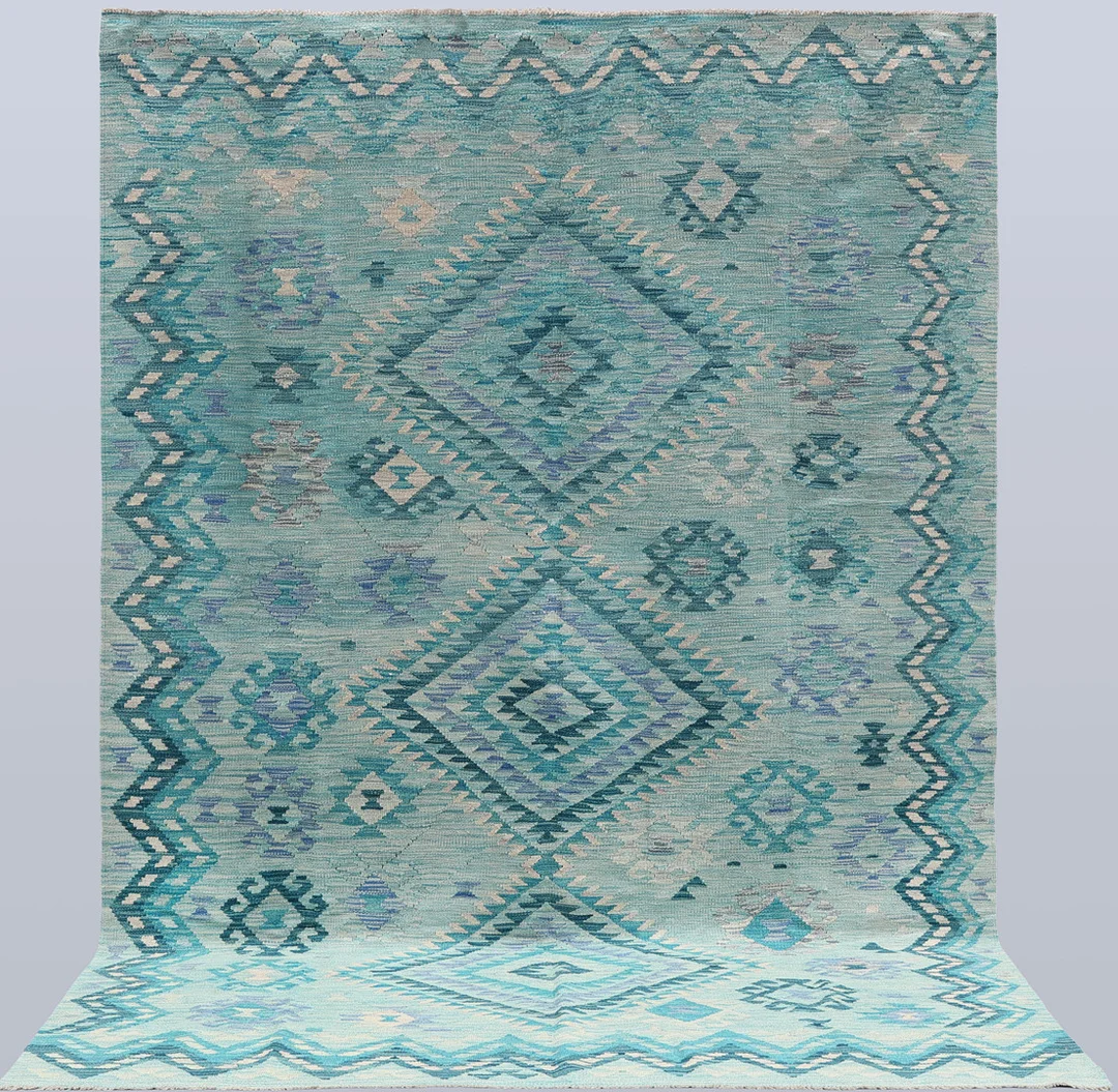 ORIENTMATTA, kelim, handvävd, klassisk design, ca 295x202 cm. — Oriental Carpets & Textiles — Skandia Auktion