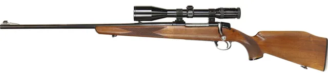 KULGEVÄR VÄNSTER, fabrikat Husqvarna/Carl Gustaf, modell 1900, kaliber 30-06, tillv.nr 518197, se-nr Beg.