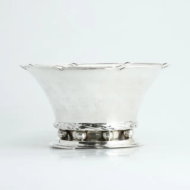 KARL ANDERSON. Praktskål, silver, Stockholm, 1932.