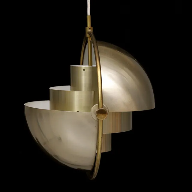 LOUIS WEISDORF. Taklampa, "Multi-lite", Lyfa, Danmark, 1970-tal.