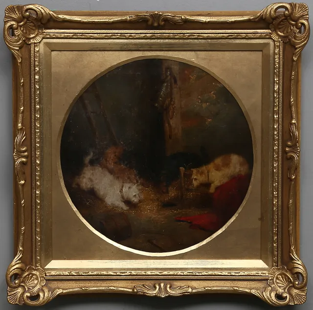 GEORGE ARMFIELD. Olja på duk, signerad och daterad 1852.