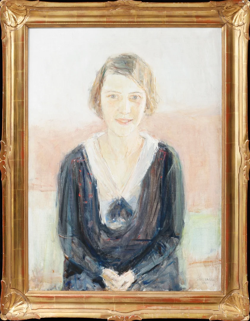 ARNE CASSEL. Porträtt, olja på duk, signerad och daterad. — Paintings — Göteborgs Auktionsverk