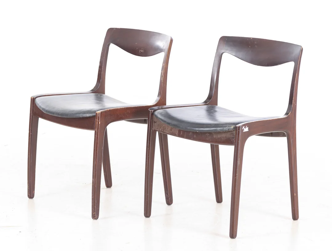 Vilhelm Wohlert. Pair of mahogany dining chairs, 1960s (2) — Furniture/Chairs — Lauritz