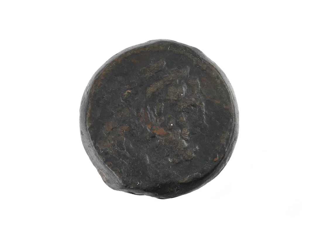 MYNT, koppar, Ae, 204-180 f.Kr., Alexandria, Ptolemaios V Epifanes, kvalité ca 1?/1, diameter 24 mm, vikt 12,3. — Mynt/Utländska mynt — Kaplans