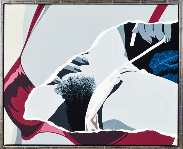 Erik Rasmussen. Figure composition. Acrylic on canvas (cd)