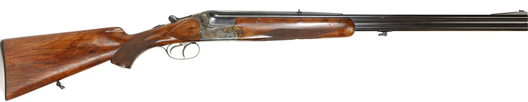 DUBBELSTUDSARE, fabrikat Merkel, modell 220 E, kaliber 9,3x74R, tillv.nr 73432, se-nr SE1667741. — Double express rifles — Walter Borg
