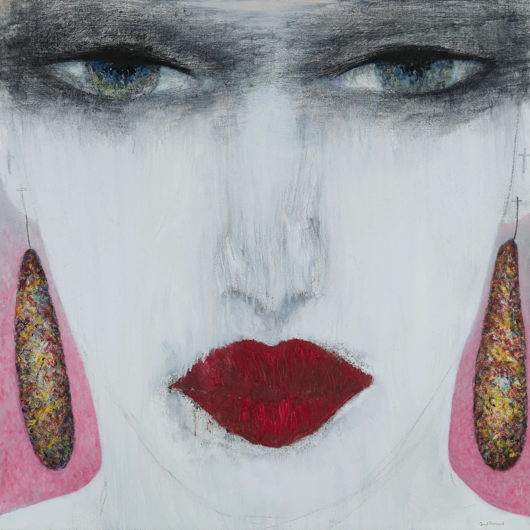 Sivesind, Bengt — "Kvinnelig stæsj" 2007 — Kunst/Maleri — Blomqvist