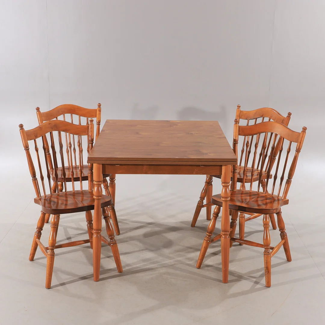 MATGRUPP, 5 delar, NESTO, Nässjö Stolfabrik. — Dining room furniture — Helsingborgs Auktionskammare