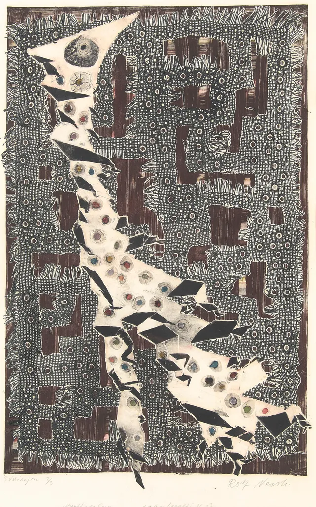 Nesch, Rolf — "Heraldisk gås" / "Heraldische Gans" 1960