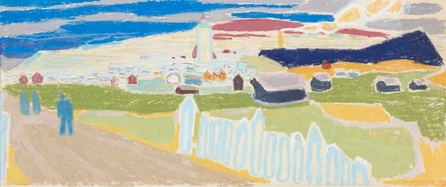 Gleditsch, Rolf Juell — "Bergstaden II (Røros)" 1948