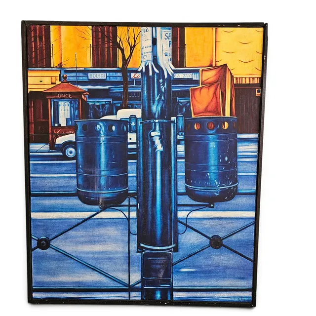 CARLOS D. PULIDO. "Soledad". Óleo sobre lino.