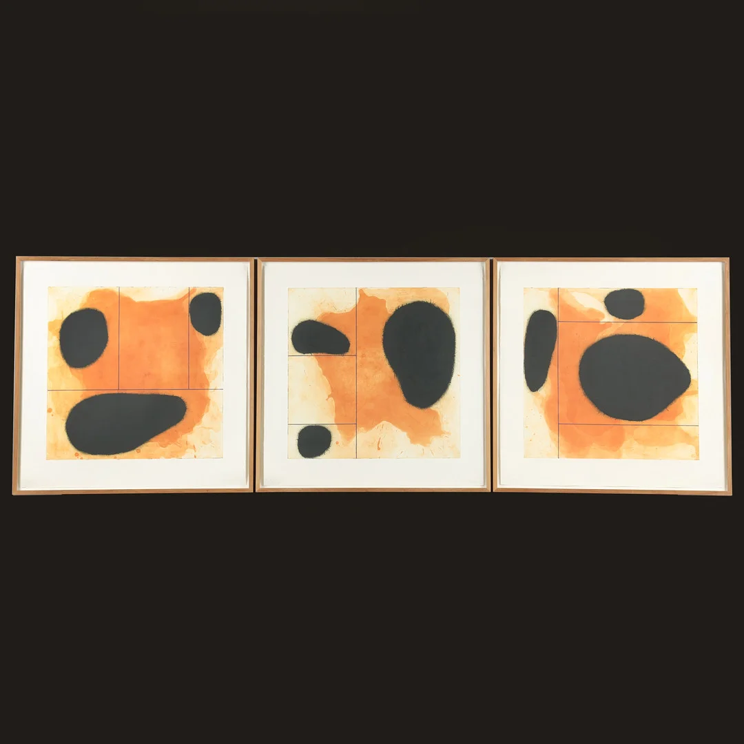 PETER HAHNE (född 1955), Triptyk "Tara Trio". — Engravings & Prints — Stockholms Auktionsverk Helsingborg