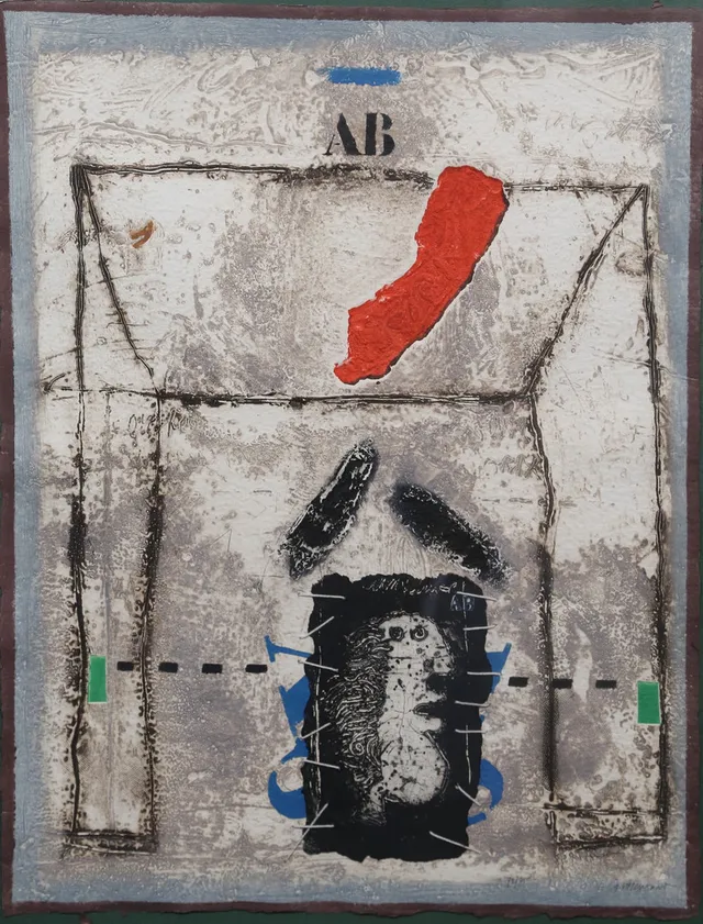 JAMES COIGNARD. Komposition, carborundumetsning, signerad samt numrerad.