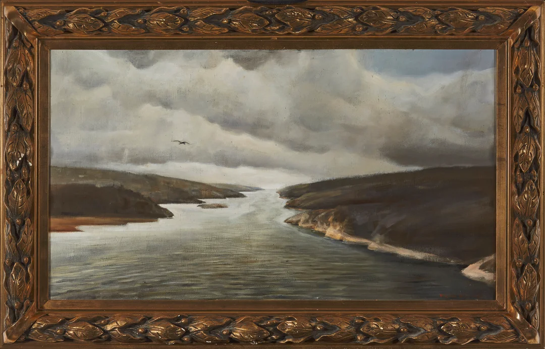 Sand, Vebjørn — Fra Hvaler, 1987 — Kunst/Maleri — Blomqvist