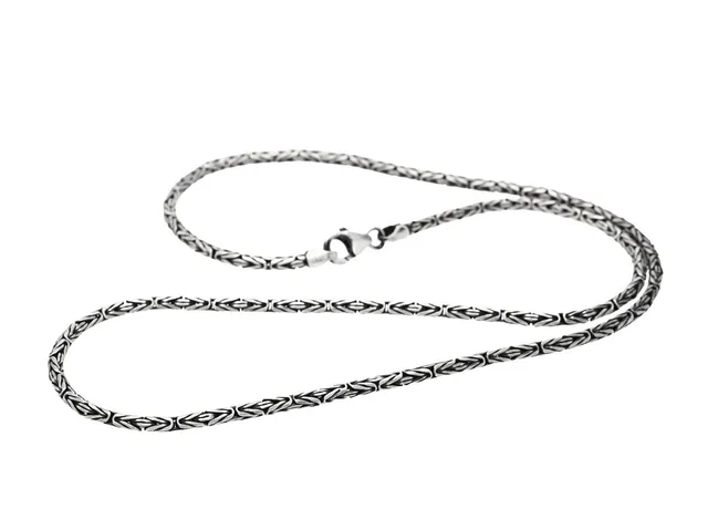 COLLIER, sterlingsilver, kejsarlänk, bredd 2 mm, längd 50 cm, vikt 17,3 g.