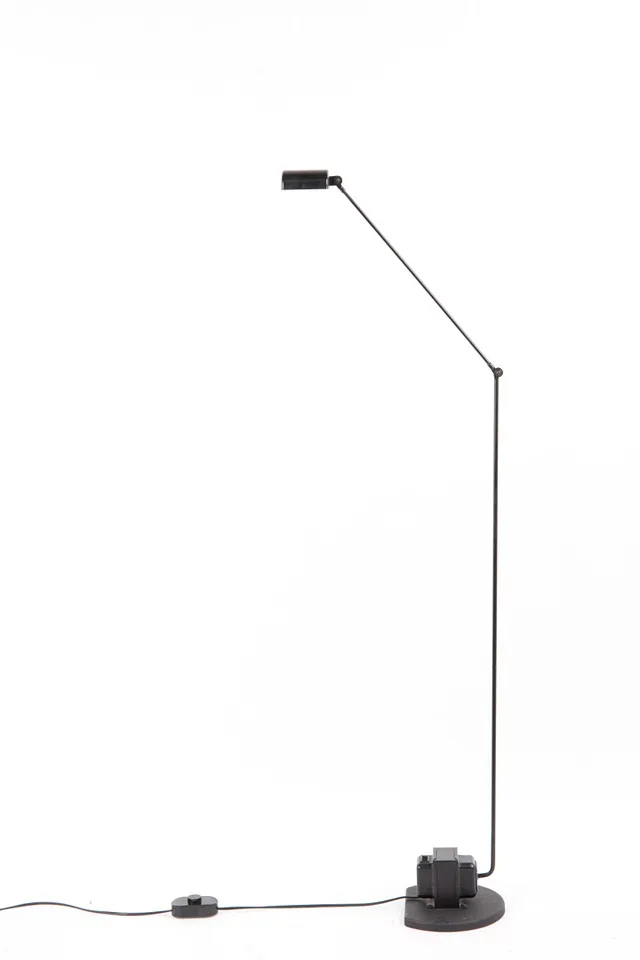 TOMMASO CIMINI. Tommaso Cimini, Lumina, Stehleuchte / Lampe, Modell 'Daphine Terra', Metall, Gusseisen, Entwurf 1977, Italien.
