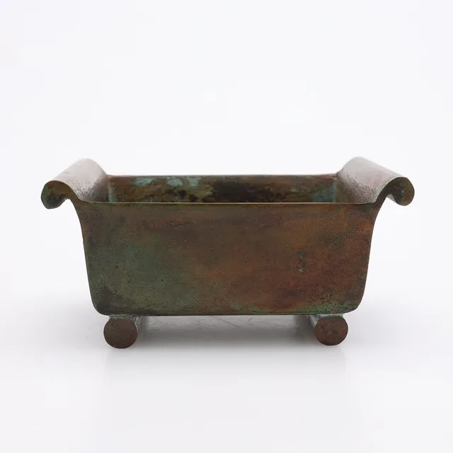 SUNE BÄCKSTRÖM. STÄLL, PATINERAD BRONS, NUMRERAD 9049, ART DECO, 1920/30-TAL.