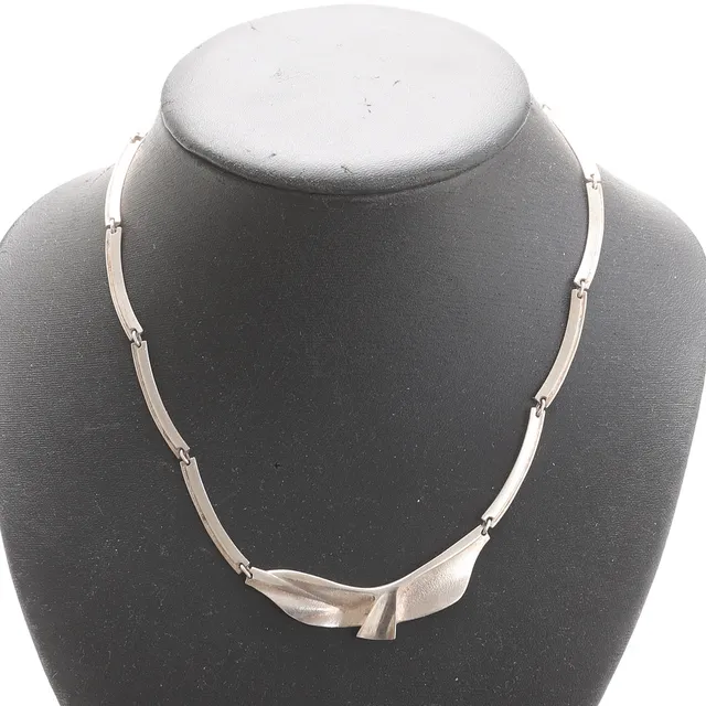 BJÖRN WECKSTRÖM. Collier, sterlingsilver, Lapponia.