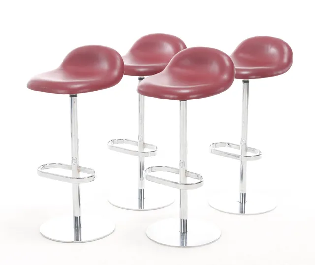 Komplot Design for GUBI. Four barstools, 3D model. (4)