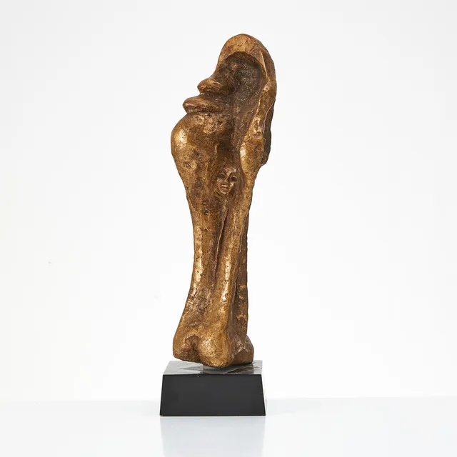 TOMAS ALMBERG. Skulptur, brons, signerad T. Almberg, III/X, monterad på träsockel.