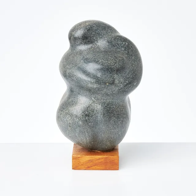 BORIS STOJKOV. Skulptur, stengods, signerad och daterad 1975 på sockeln.