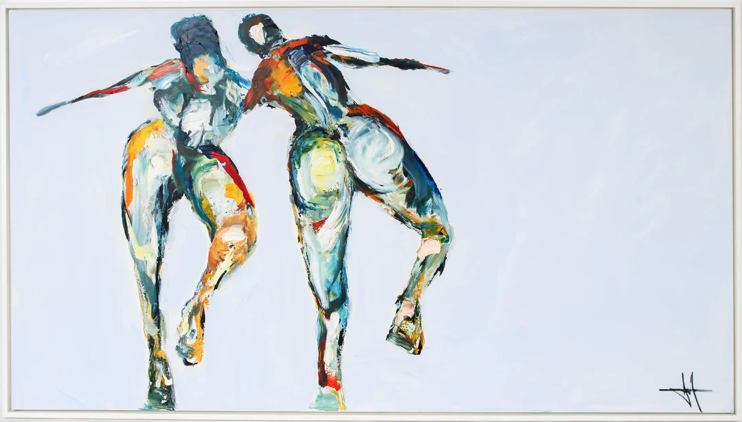 Henrik Busk Andersen. Composition with two women (cd) — Paintings and sculptures/Modern pictorial arts — Lauritz