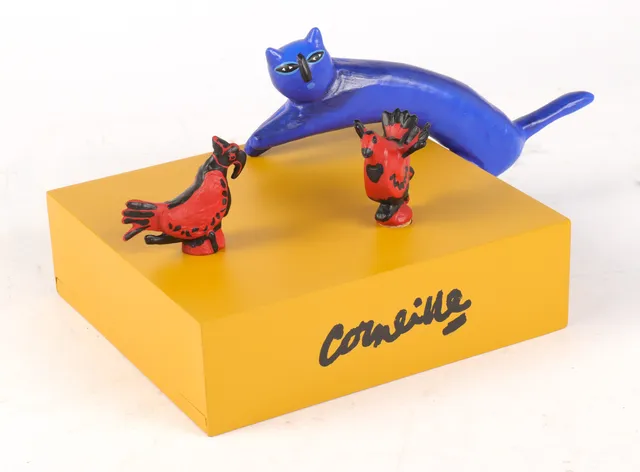 Guillaume Corneille. Corks and corkscrew in a box