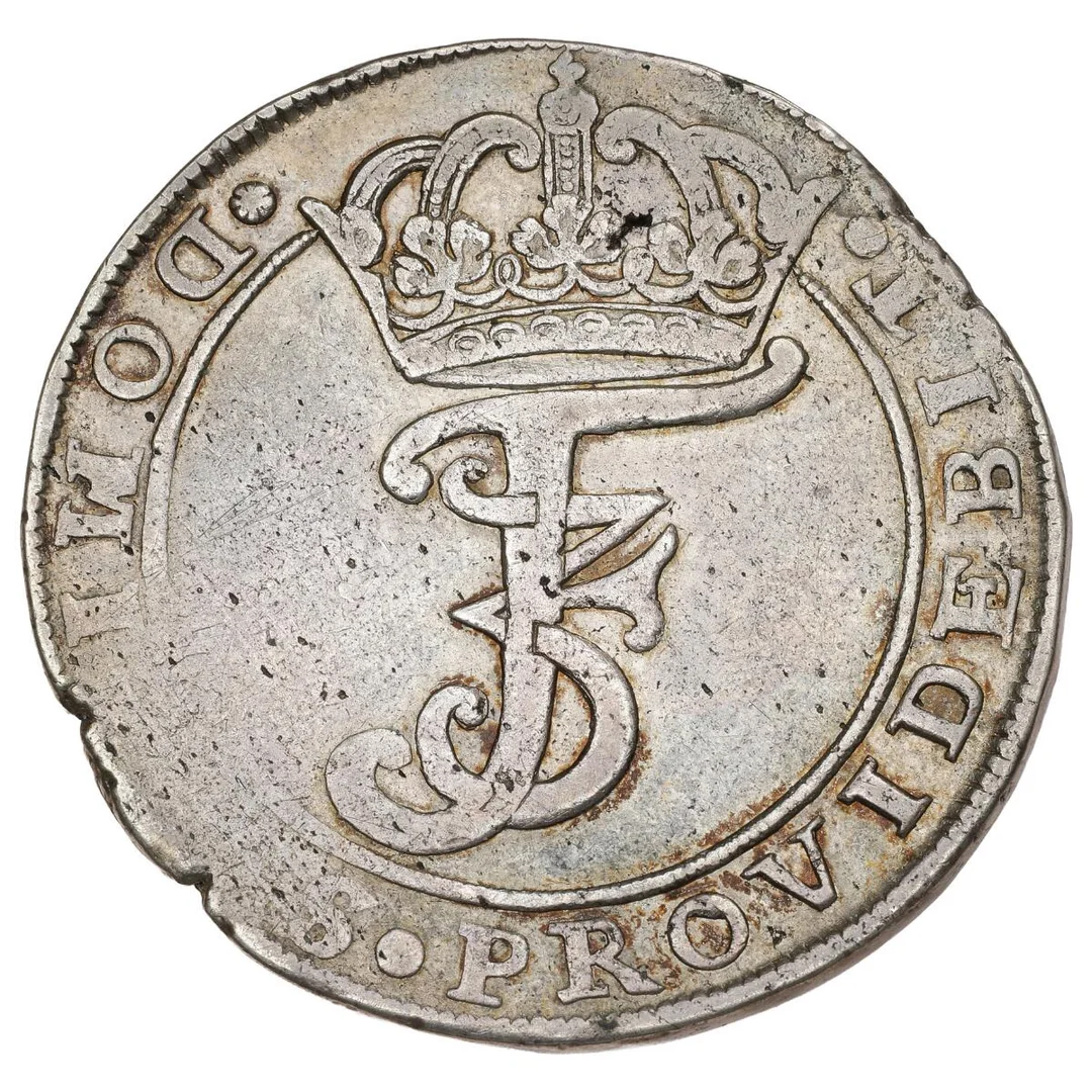 Frederik III, 4 mark / krone 1667, H 113A — Coins, Medals & Banknotes/Denmark/Frederik III, 1648–1670 — Bruun Rasmussen