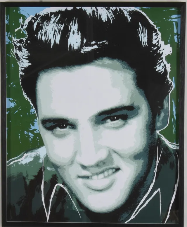 TOM MOORE. Färgserigrafi.