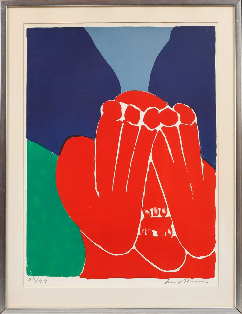 BENGT LINDSTRÖM. Färglitografi, signerad och numrerad 69/99. — Engravings & Prints — Göteborgs Auktionsverk