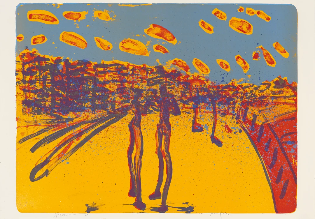 Widerberg, Frans — To mennesker — Kunst/Grafikk — Blomqvist