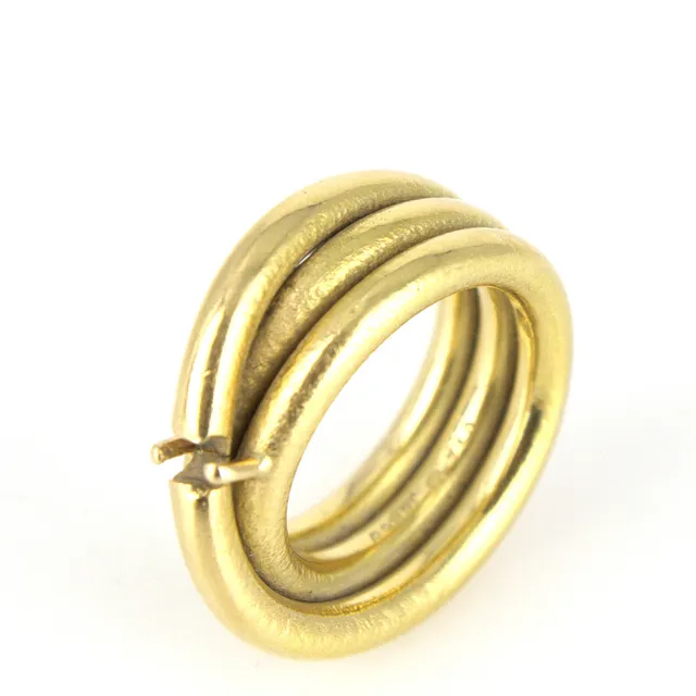 RUBEN SVART. Ring, guld 18k, diamant saknas, stämplad R Svart, Danmark.