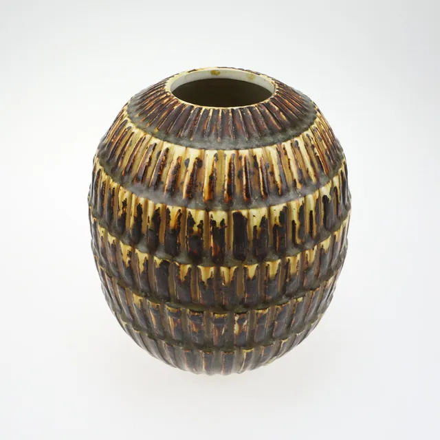 GERTRUD LÖNEGREN. Vas, stengods, Rörstrand, 1930/1940-tal.