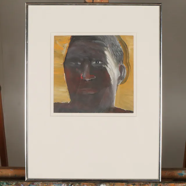 SVEN BUNNEL. GOUACHE på papper.