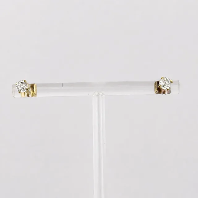 Ein Paar Brillant-OHRSTECKER - Gold 585/000.
