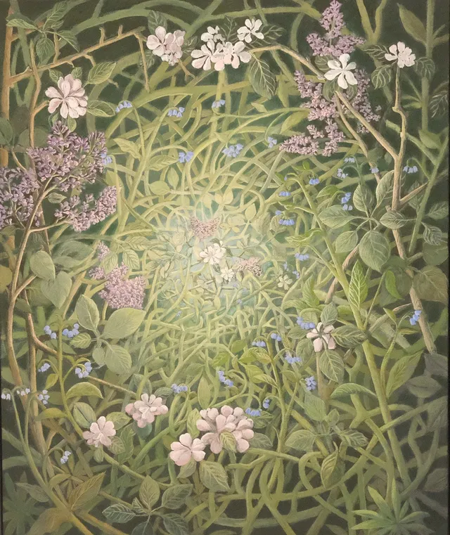 MARIA HILLFON. BLOMSTERSTYCKE MED SYRÉNER.