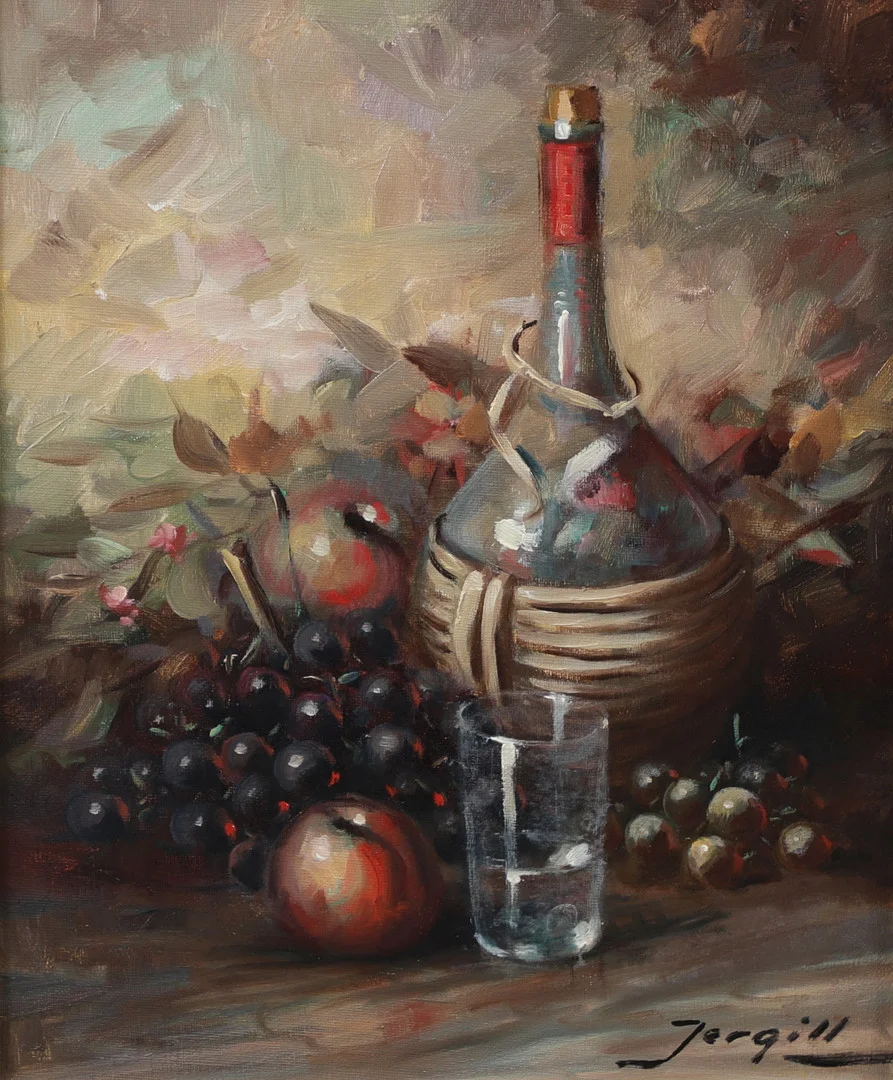 TORALF JERGILL. Stilleben. Olja på duk, signerad. — Paintings — Växjö Auktionskammare