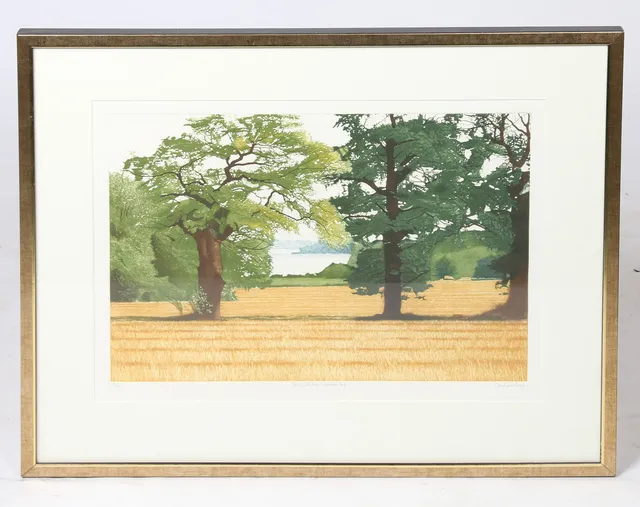 CHRISTOPHER PENNY (1947-2001) PENCIL SIGNED LIMITED EDITION PRINT THE ORWELL FROM WHERSTEAD PARK.