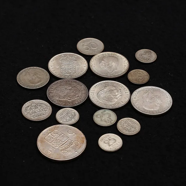 MYNT, silver, Sverige, vikt 118 gram.