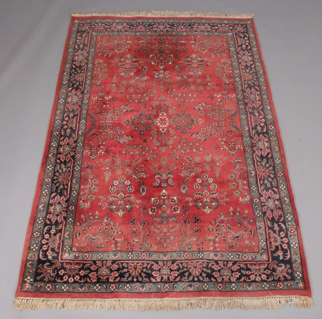 Indisk tæppe, 235 x 163 cm — Carpets, rugs and textiles/Oriental carpets and rugs — Lauritz