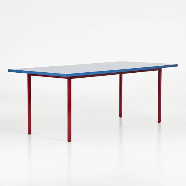 MULLER VAN SEVEREN. "Two-Colour Table", matbord, för HAY, skiva i lackerad MDF samt stomme i lackerad stål.
