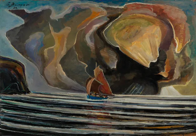 Berger, Einar — Kystlandskap, 1952
